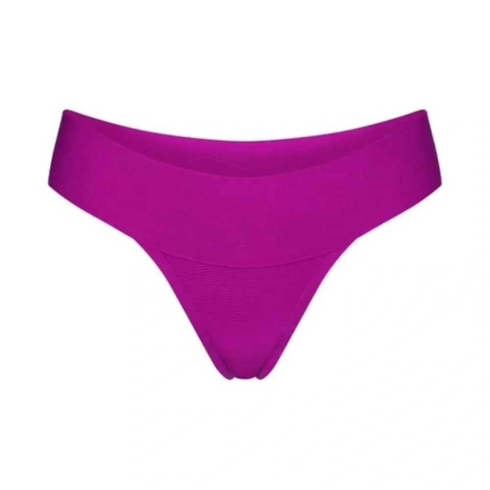 SKIMS (B10) Knit Swim Cheeky Bikini Bottom in Lollipop NWT XL